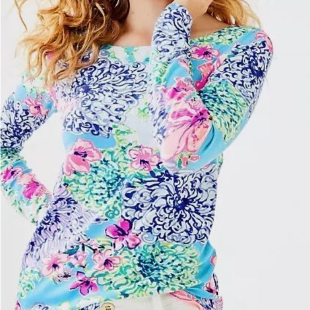 Lilly Pulitzer Tristan Special Delivery Keyhole Twist Back size Medium